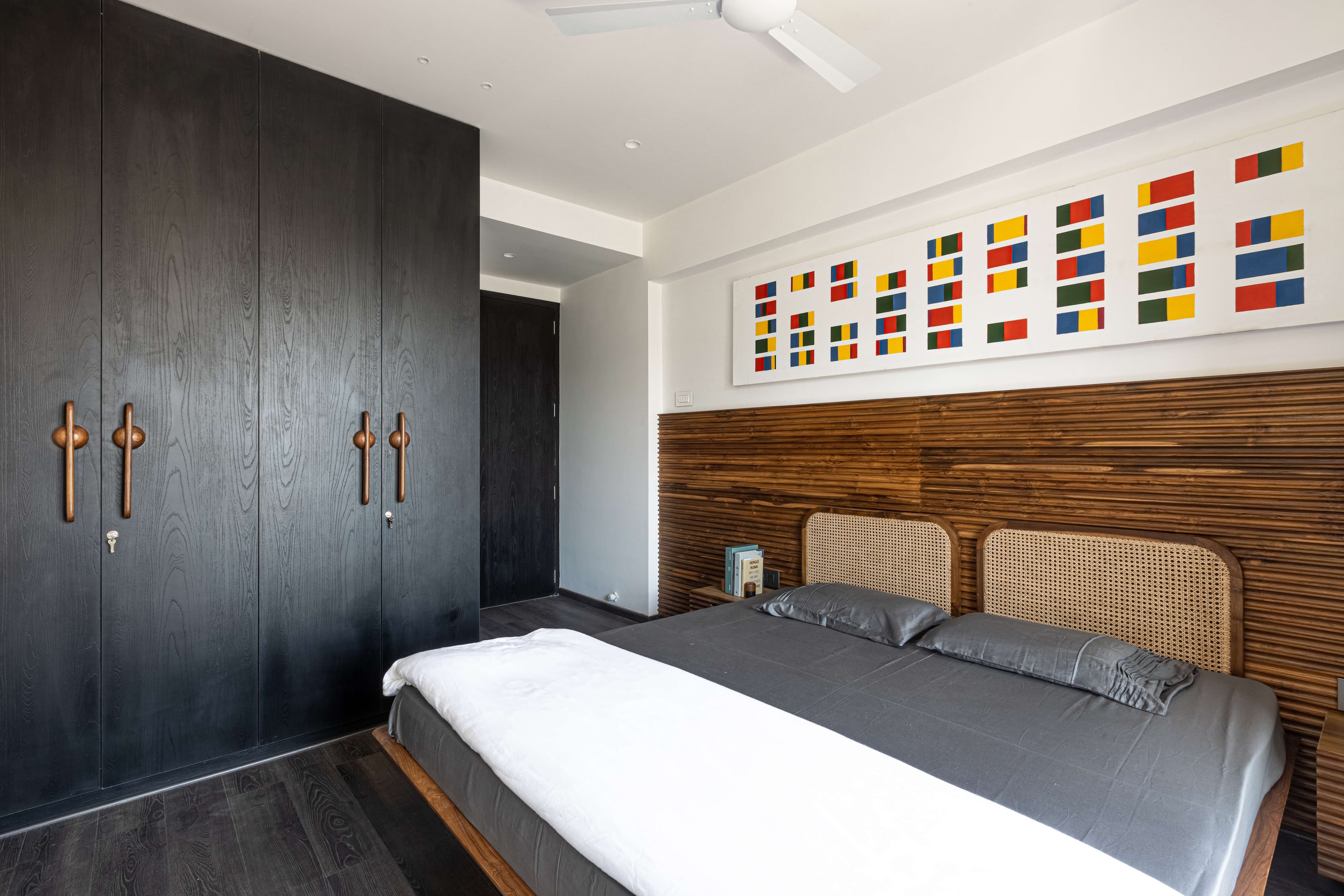 Open office layout with sleek design