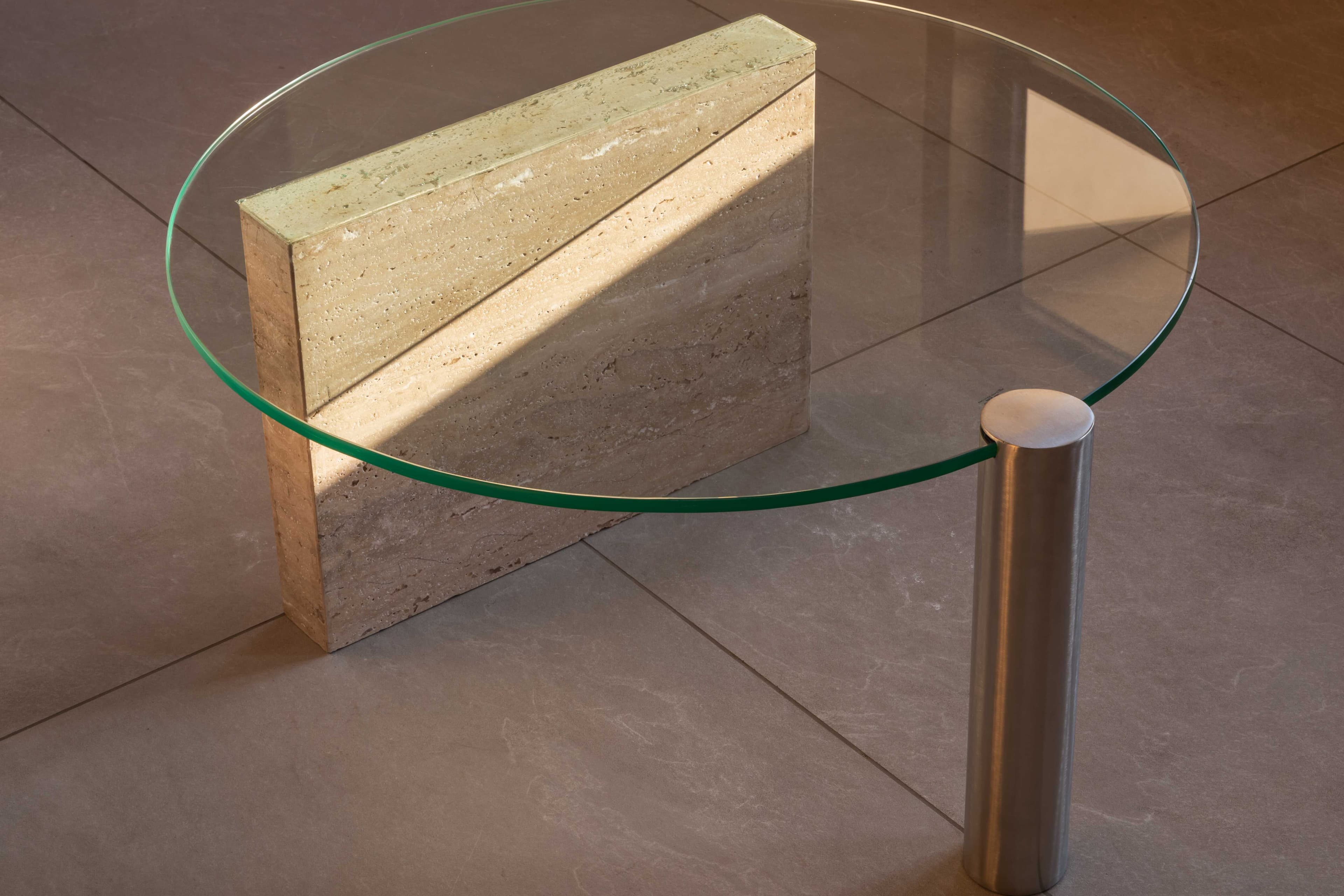 Corner view with wooden cabinetry